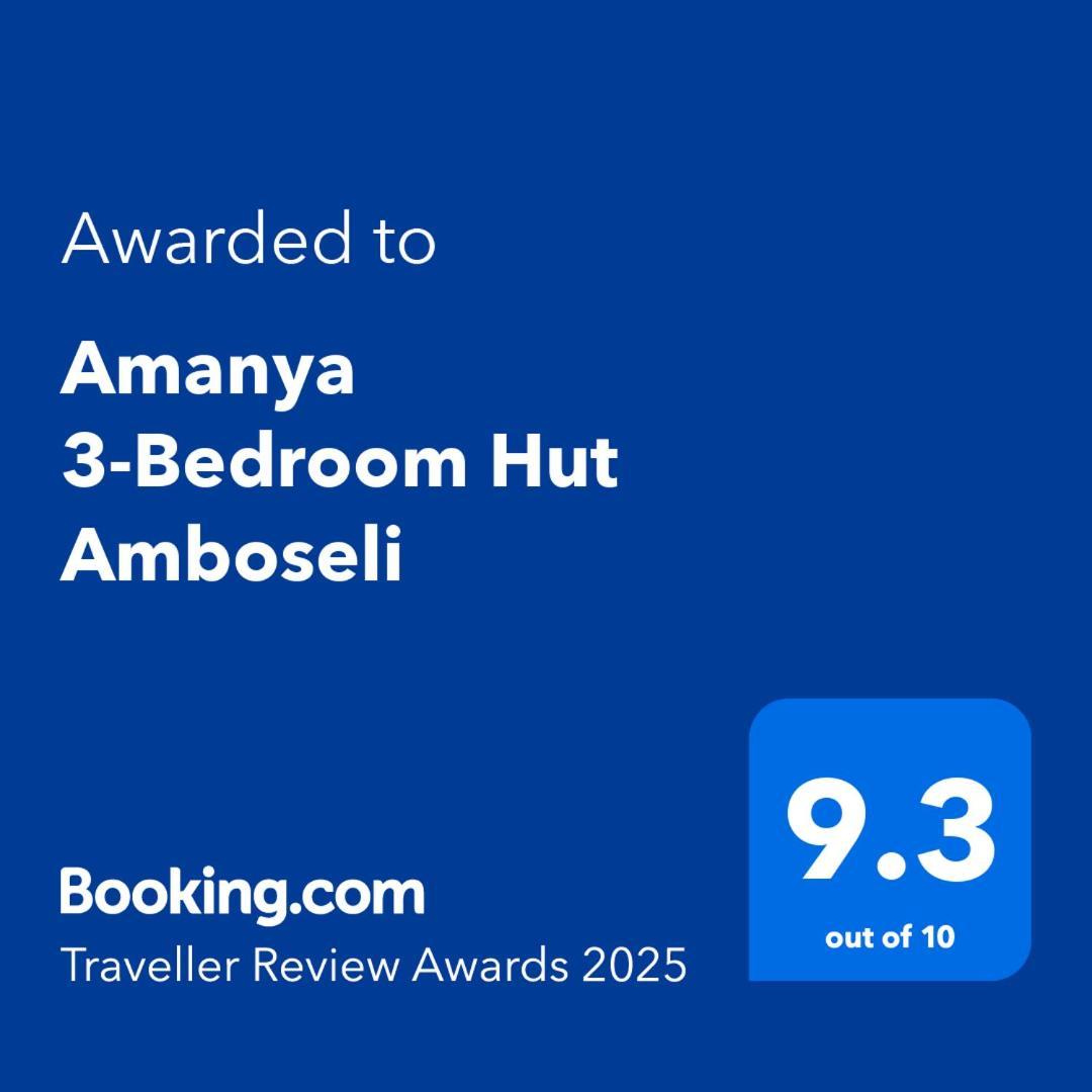 Amanya 3-Bedroom Hut Amboseli Zewnętrze zdjęcie